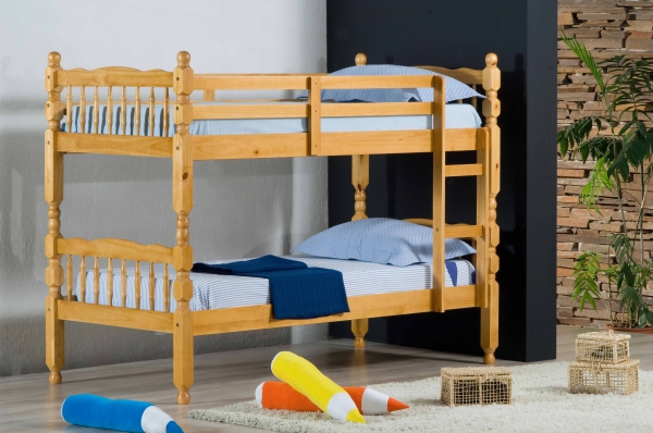 Wooden Bunk Bed Frame-image