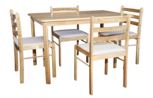Budget Table + 4 Chairs-image